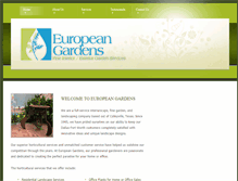 Tablet Screenshot of eurogardens.biz